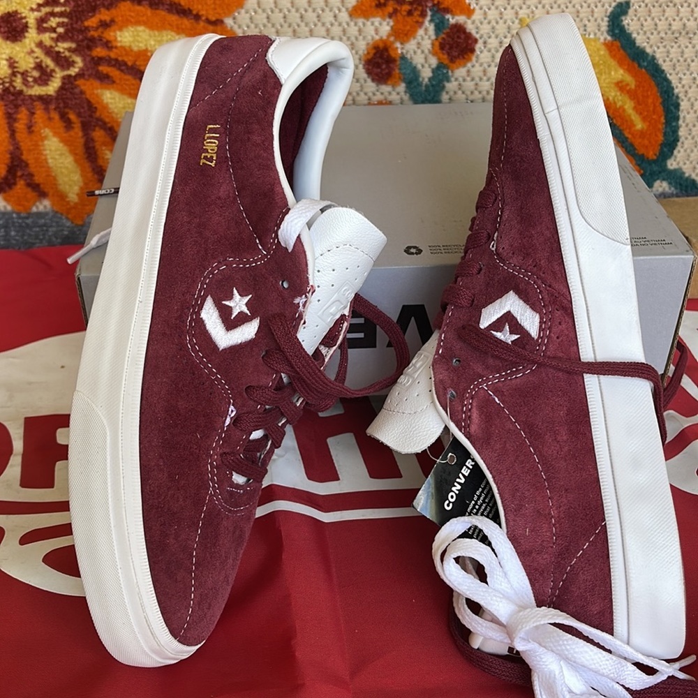 Converse 171329C
LOUIE LOPEZ PRO OX
DEEP BORDEAUX/WHITE/WHITE
WMNS sneakers - Picture 12 of 16